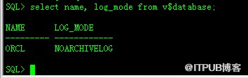 oracle11g设置归档模式和非归档模式