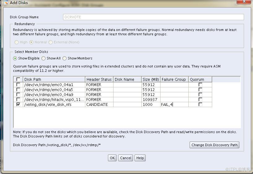 ORACLE11GR2 RAC文件系统变更成ASM EXTEND RAC及高可用测试