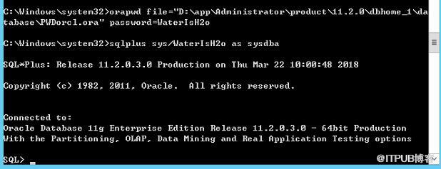 ORACLE ORA-01017&SP2-0157與sys密碼重置的示例分析