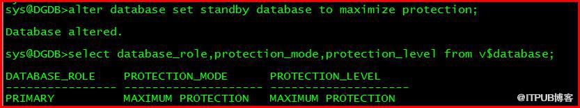 【DataGuard】Oracle DataGuard 數(shù)據(jù)保護(hù)模式切換