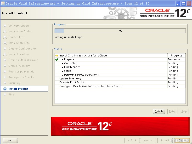 RedHat6.5 安装Oracle 12c RAC