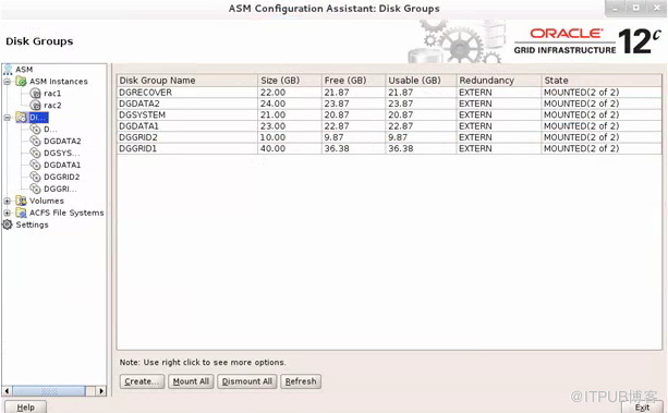 [RAC] 虚拟机linux7.0 + oracle12cr2 RAC + asm 安装