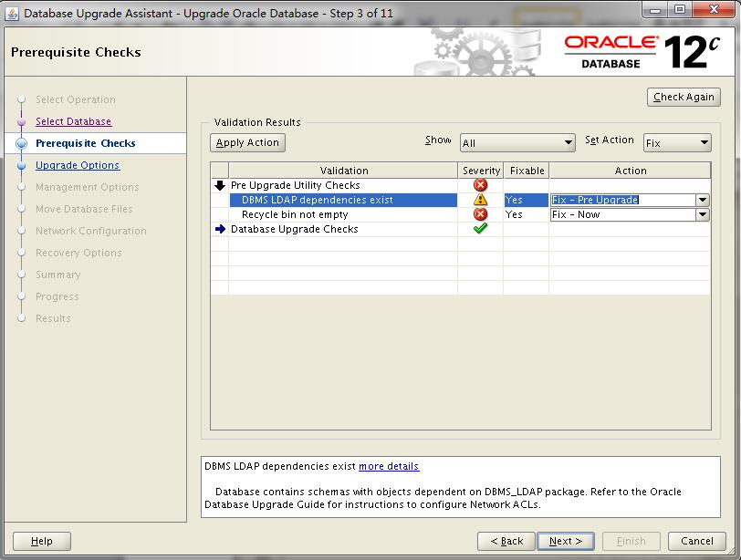 【Oracle12C】11GR2升级到12CR1并插入CDB