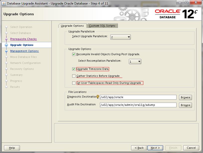 【Oracle12C】11GR2升级到12CR1并插入CDB