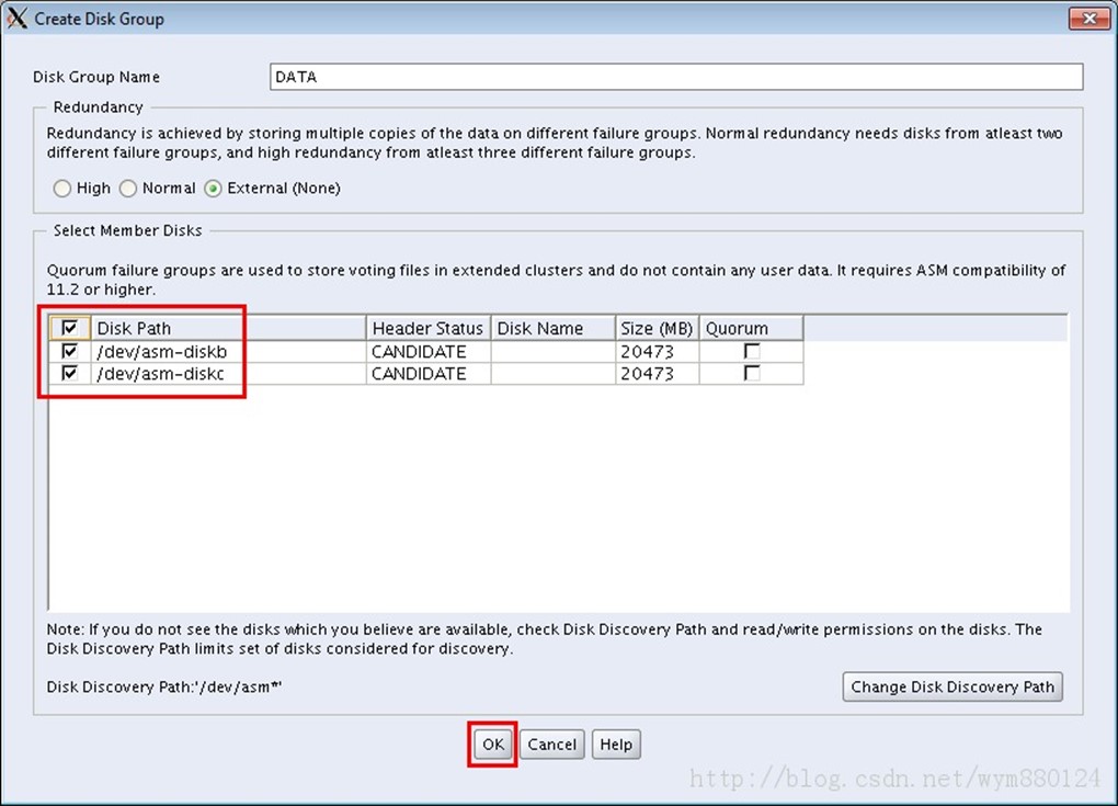 【ASM】Oracle ASM + 11gR2 + RHEL6.5 安装