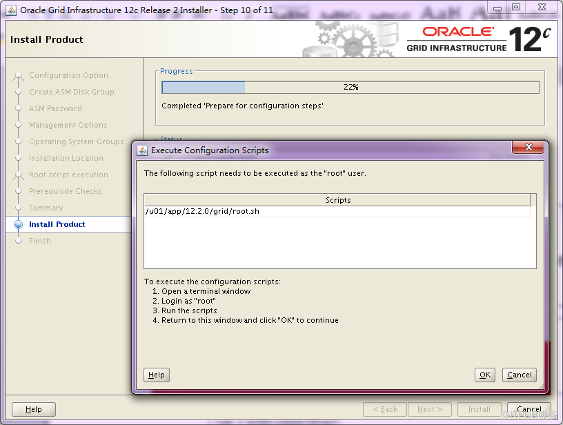 Oracle 12C R2单节点GRID+DATABASE如何安装