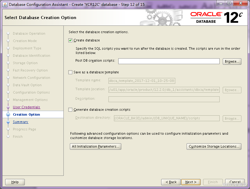 Oracle 12C R2单节点GRID+DATABASE如何安装