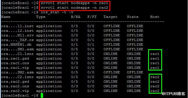 ORACLE RAC 的启动和关闭顺序