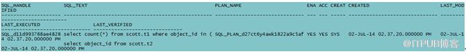 数据库中sql plan baseline怎么用