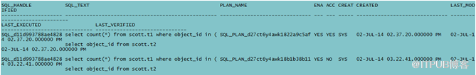 数据库中sql plan baseline怎么用