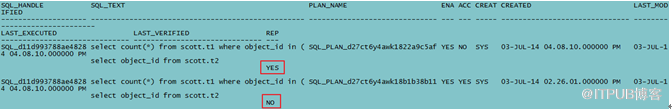 数据库中sql plan baseline怎么用