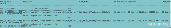 数据库中sql plan baseline怎么用