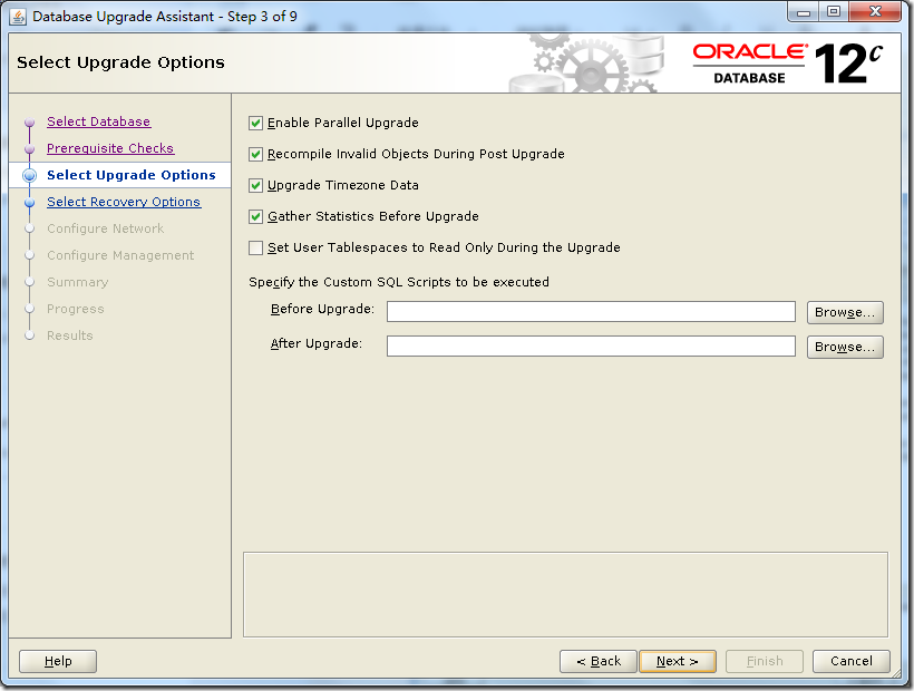 Oracle 11.2.0.4升级到12.2.0.1