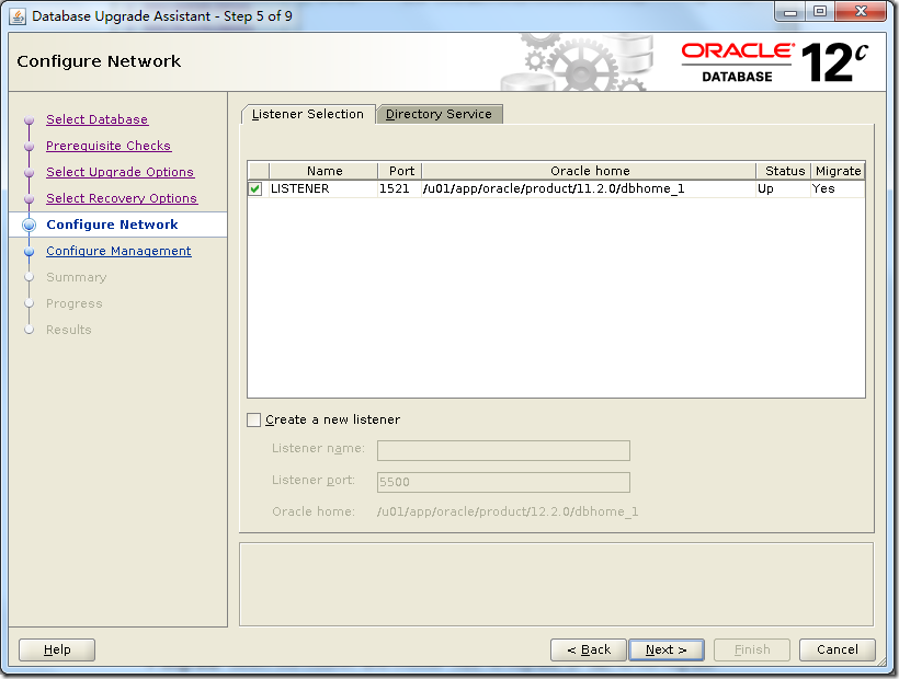 Oracle 11.2.0.4升级到12.2.0.1