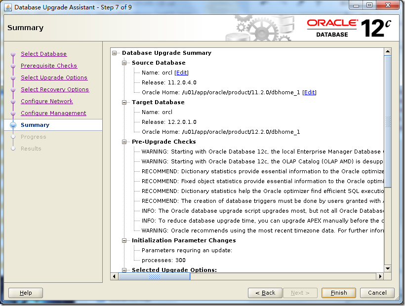 Oracle 11.2.0.4升级到12.2.0.1