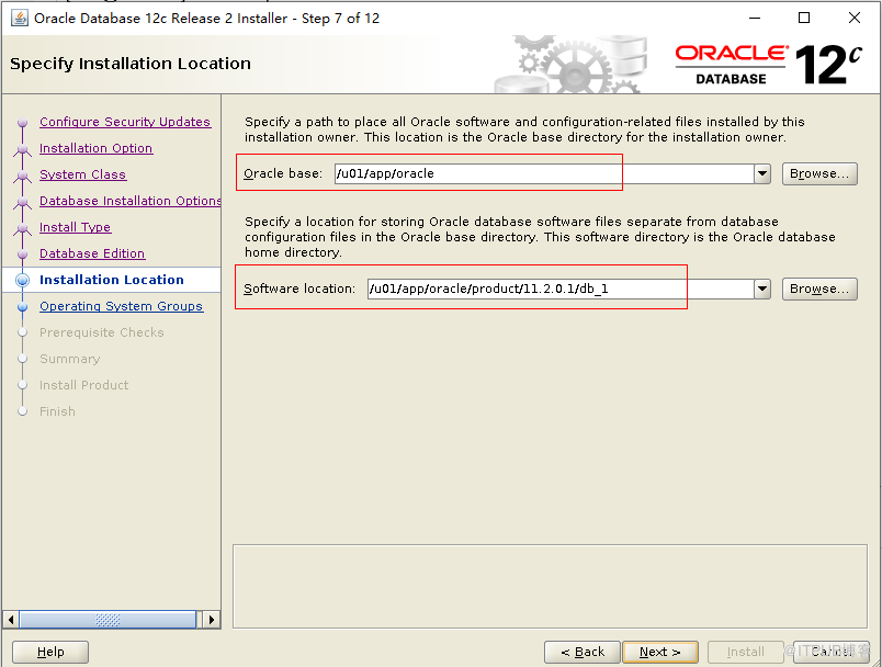 Centos  7.4 安装Oracle 12c