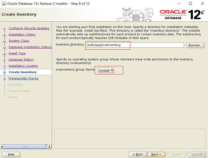 Centos  7.4 安装Oracle 12c