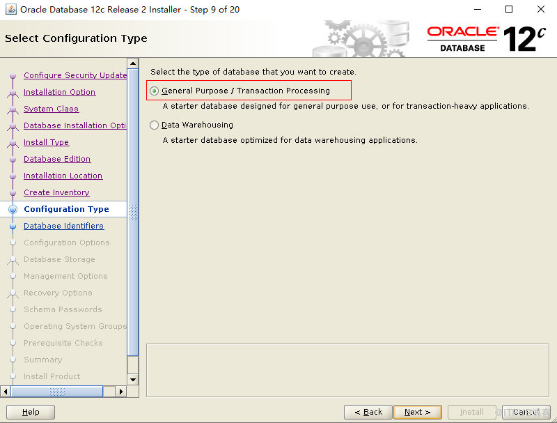 Centos  7.4 安裝Oracle 12c