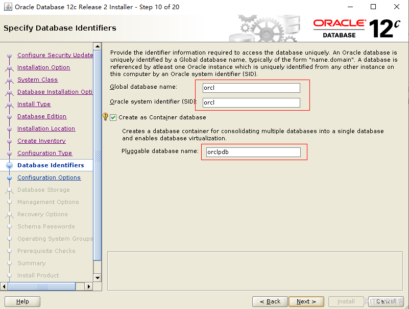 Centos  7.4 安装Oracle 12c