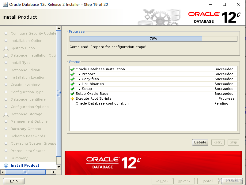 Centos  7.4 安装Oracle 12c