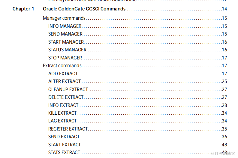 oracle goldengate实用文档两个（所有命令帮助及ogg错误代码解释）