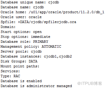 Oracle RAC实施方案详细说明-安装后的检查06