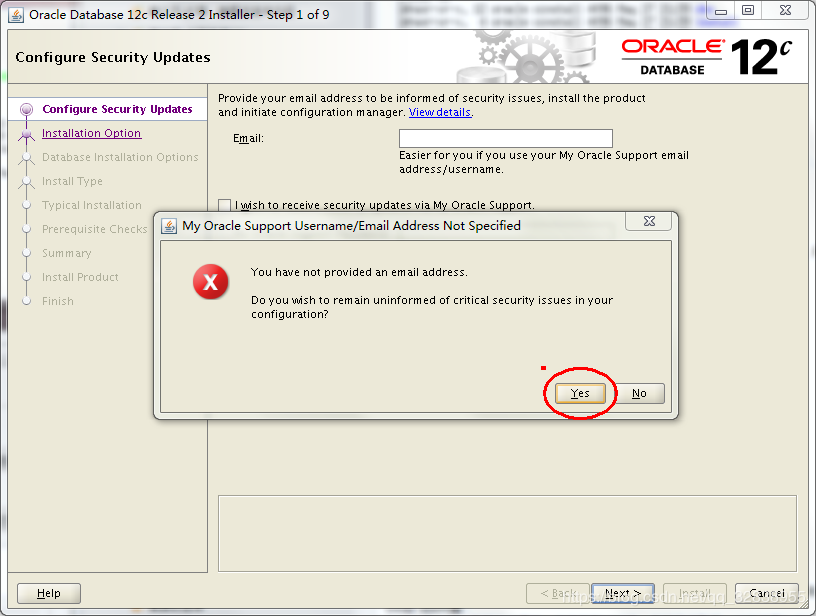 Oracle 12c数据库安装