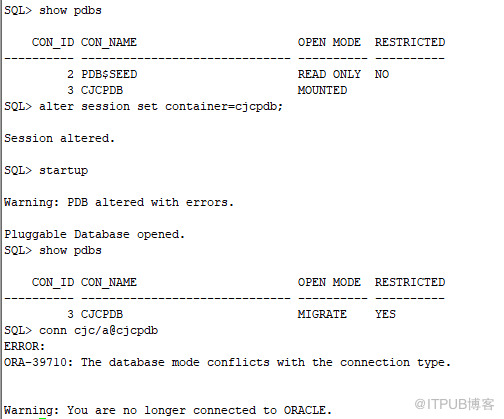 Oracle 12C升级到18C