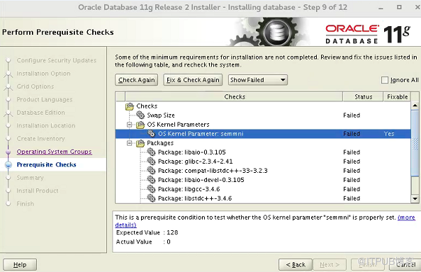 Oracle在Centos7.5安装遇到的问题及解决方法