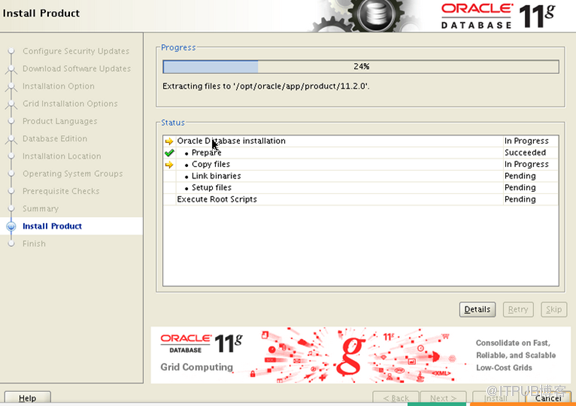 ORACLE11.2.0.4 RAC+ ASM安装方法 (操作系统CENTOS7.6)