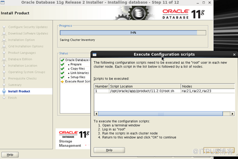 ORACLE11.2.0.4 RAC+ ASM安装方法 (操作系统CENTOS7.6)
