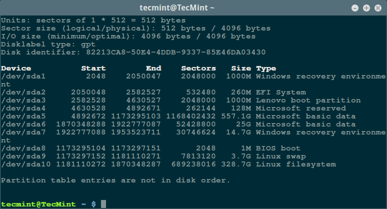 在 Linux 上檢測硬盤上的壞道和壞塊