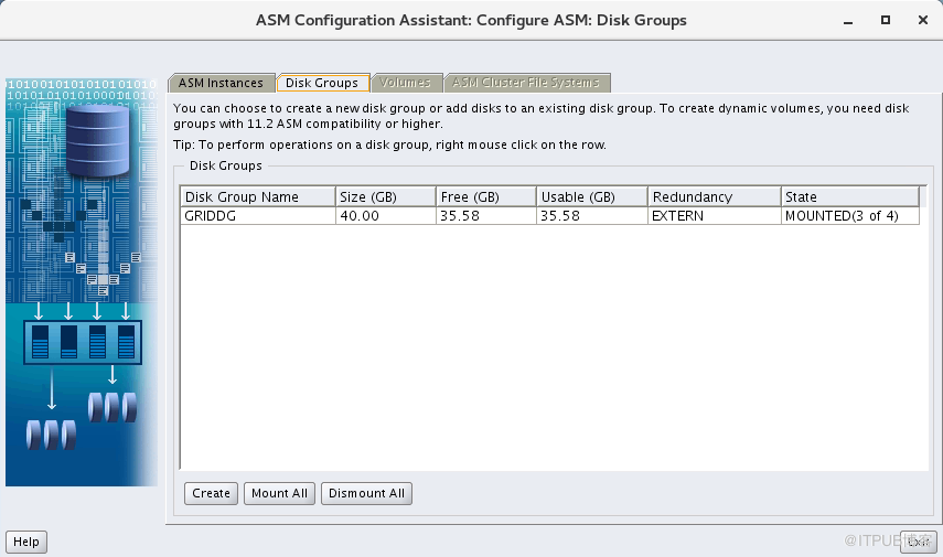 Oracle RAC+DG環(huán)境搭建（CentOS 7+Oracle 12C）(七） 配置ASM共享磁盤(pán)組