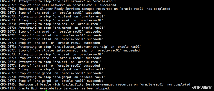 Oracle 11gR2 RAC 集群的启停方式的比较