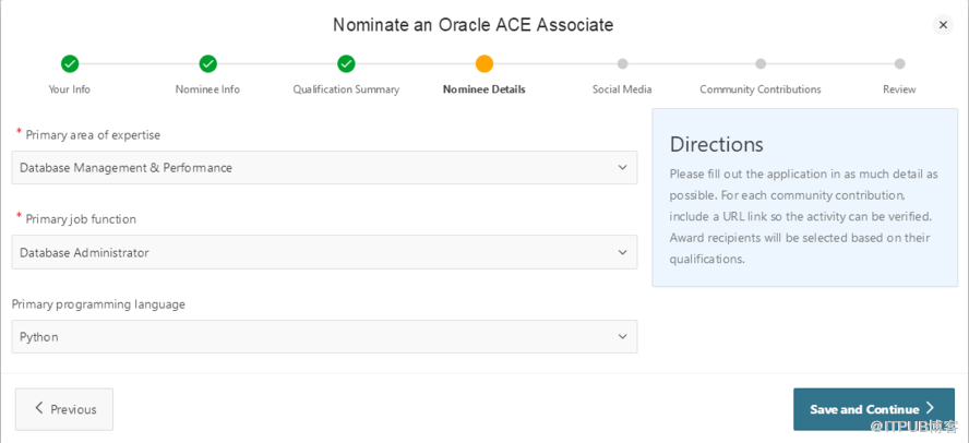 ACE(01)：Oracle ACE 申请