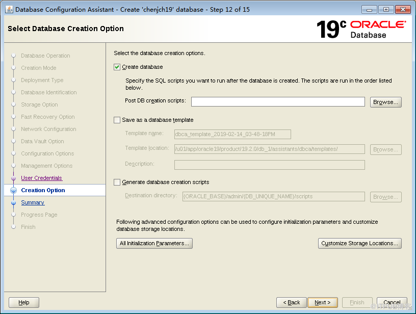 Oracle 19C 下载和安装