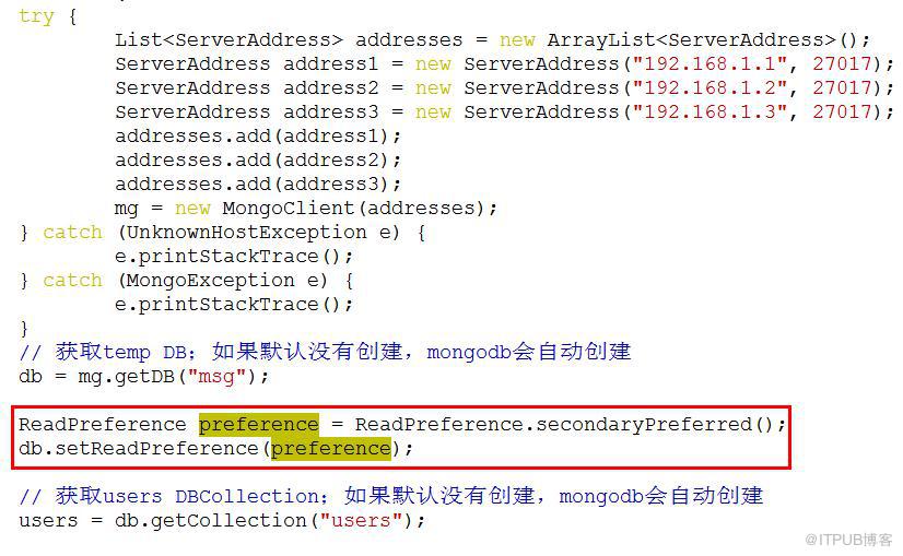 MongoDB副本集的示例分析