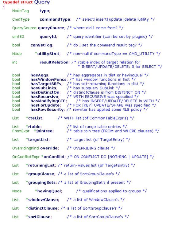 PostgreSQL的查询处理过程是什么