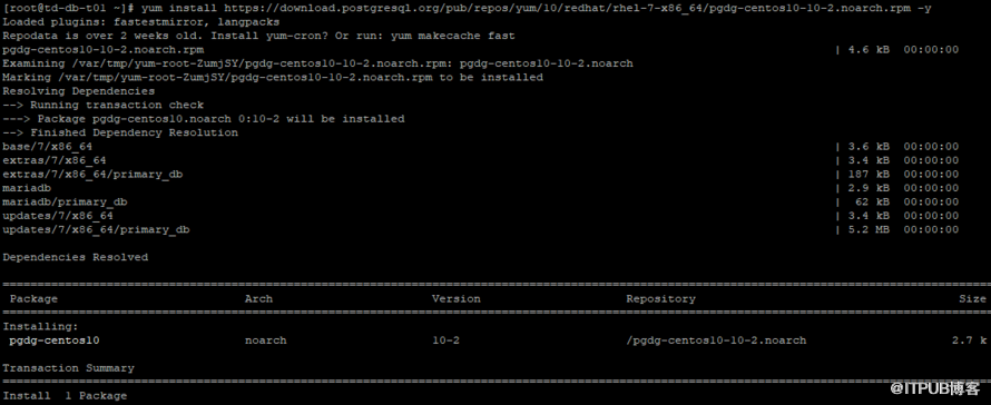 Centos 7上如何安装Postgresql10.5和PostGIS