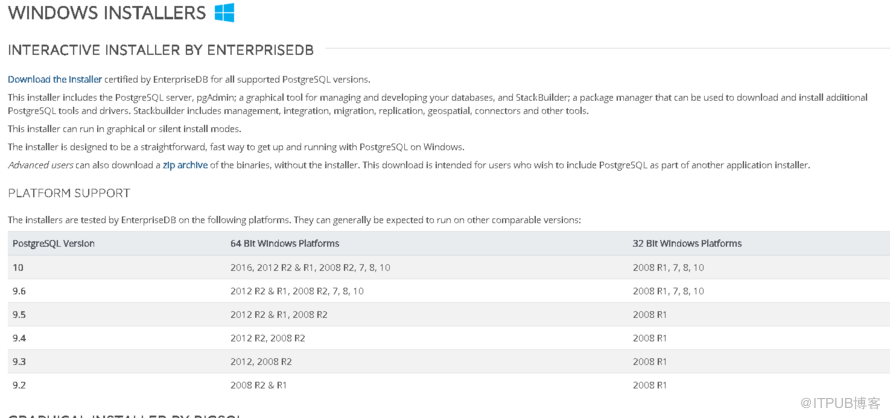 Windows下如何安装PostgreSQL