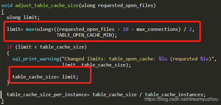 MySQL中關(guān)于Table cache該如何設(shè)置