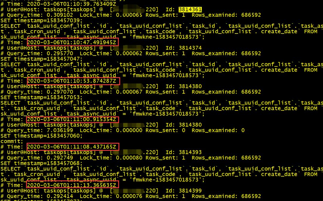 MySQL慢日志优化的案例分析过程