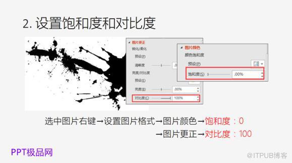 PPT制作技巧：如何在PPT中给图片墨迹任意换色