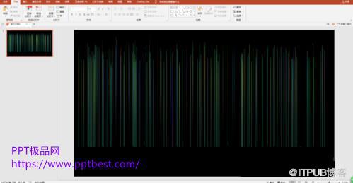 PPT制作效果：PPT如何制作出绚丽线条的效果