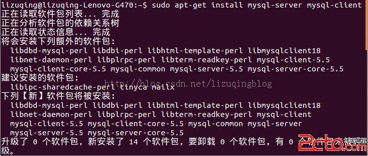 Ubuntu下如何安装Mysql