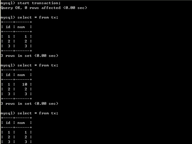 MySQL事務(wù)隔離級(jí)別的示例分析