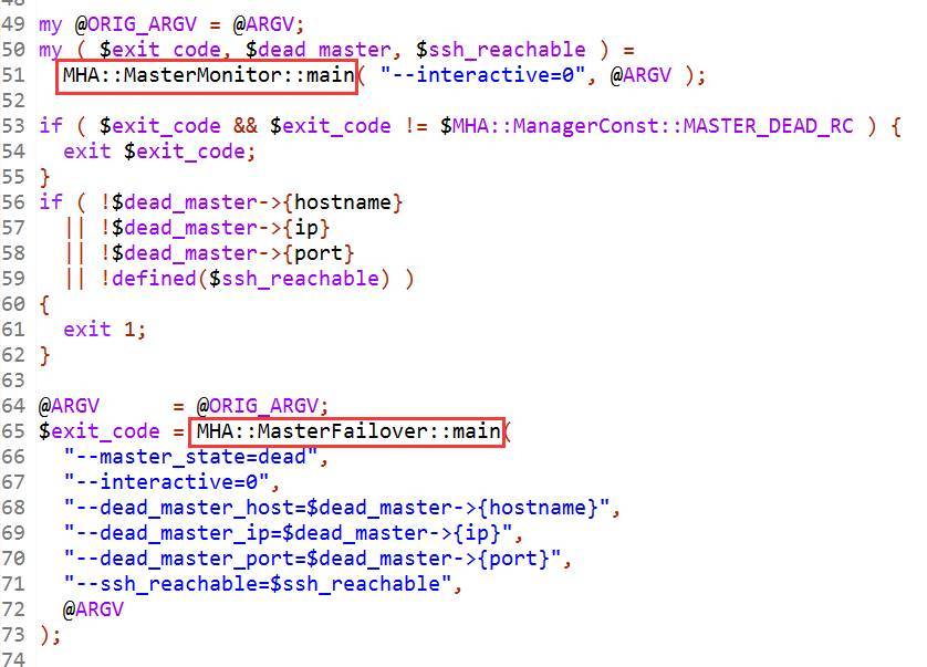 MySQL中MHA源碼的示例分析