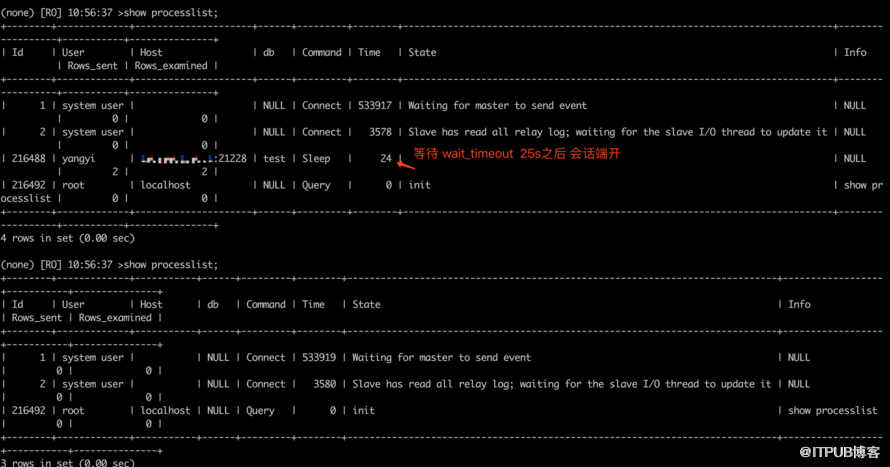 MySQL中如何淺析interactive_timeout和wait_timeout