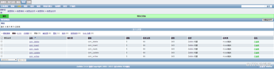 如何使用zabbix监控MySQL