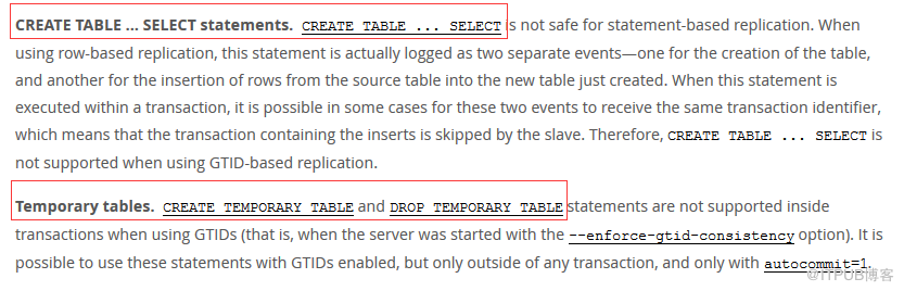 MySQL中GTID的几个限制和解决方案是怎样的